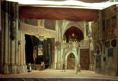 Stage model for the opera 